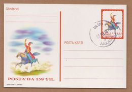 AC - TURKEY POSTAL STATIONERY - 158 YEARS IN THE POST ANKARA, 23 OCTOBER 1998 - Ganzsachen