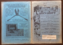 ZOOTECNIA L'ALLEVATORE  RIVISTA MENSILE MAGGIO 1924  CON INTERESSANTI PUBBLICITA' D'EPOCA - Historia, Filosofía Y Geografía