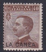 Italy-Italian Offices Abroad-La Canea  S18 1907-12, 40c Mint Hinged - La Canea