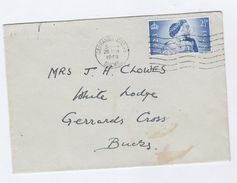 1948 Gerard Cross GB FDC Royal Silver Wedding Stamp Cover - ....-1951 Vor Elizabeth II.