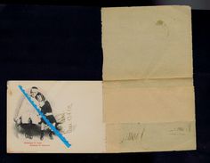 Sp4511 PORTUGAL Cover D.Charles + Postcard Principe D.Luiz Infante D.Manuel 1903 Notre-Dame Du Vaudreuil HAVRE France - Storia Postale