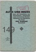 Altes Und Neues, Joh Vaillant, Remscheid/ 1927? - Kataloge