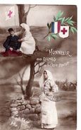Guerre 1914-1918 Honneur Aux Dames De La Croix Rouge / Infirmière / Soldat - Croix-Rouge