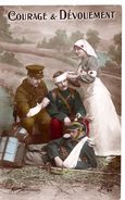 Guerre 1914-1918 / Courage Et Dévouement / Infirmière / Soldats Blessés / Pansements - Red Cross