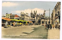 UK2715   PETERBOROUGH : The Market And Cathedral - Other & Unclassified