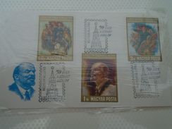 AD029.01   Hungary   LENIN  1968 - Feuillets Souvenir