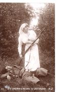 Guerre 1914-1918 / Je Saurai Encore Te Défendre  / Infirmière Avec Fusil / Soldat Blessé - Croix-Rouge