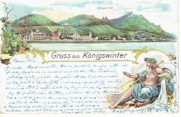 Gruss Aus Konigswinter 1900 - Koenigswinter