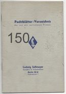 Ludwig Sallmayer, Jewish Advertising/ 1930s - Catalogues