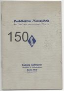 Ludwig Sallmayer, Jewish Advertising/ 1930s - Kataloge