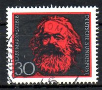 ALLEMAGNE. N°425 Oblitéré De 1968. Karl Marx. - Karl Marx