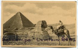 - EGYPTE - Cairo - Sphinx - Pyramide De Chéops  ( Kéops ), Petit Format - Kamel, Animation,  Non écrite, BE, Scans. - Piramidi