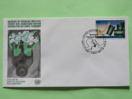 United Nations (New York) 1991 FDC Cover - Banning Chemical Weapons - Briefe U. Dokumente