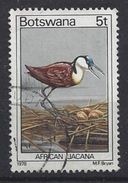 Botswana 1978 Birds; African Jacana (o) - Botswana (1966-...)