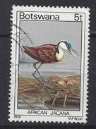 Botswana 1978 Birds; African Jacana (o) - Botswana (1966-...)