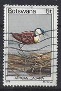 Botswana 1978 Birds; African Jacana (o) - Botswana (1966-...)