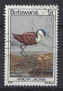 Botswana 1978 Birds; African Jacana (o) - Botswana (1966-...)