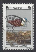 Botswana 1978 Birds; African Jacana (o) - Botswana (1966-...)