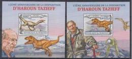Burundi Prehistory Prehistoire Dinosaurs Dinosaures Haroun TAZIEFF BF De Luxe - Prehistorie