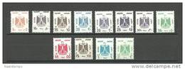 Egypt - 1991-99 - ( Official Set ) - Complete Set Of 12 - MNH (**) - Servizio