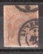 LUXEMBOURG, 1865, Type Armoiries, Yvert N° 16 A, 1 C BRUN ORANGE  Obl TB Cote 45 Euros - 1859-1880 Wappen & Heraldik