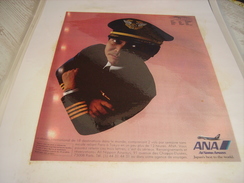 ANCIENNE PUBLICITE  ANA ALL NIPPON AIRWAYS - Pubblicità