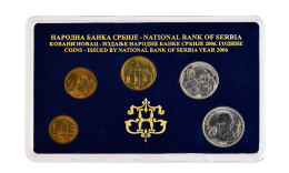 Serbia Coins Set 2006. UNC, NATIONAL BANK OF SERBIA, 20 Dinara Commemorative Nikola Tesla - Servië