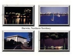 (45) Australia - (with Stamp At Back Of Card)  - NT - Darwin - Darwin