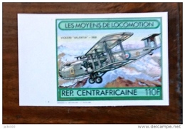 CENTRAFRIQUE Avions, Avion, Plane. Yvert N° 514. ** MNH, Non Dentelé, Imperforate - Vliegtuigen