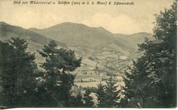 Blick Von Münstertal Z. Belchen, B. Schwarzwald 1913 (001107) - Münstertal