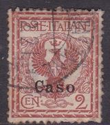 Italy-Colonies And Territories-Aegean-Caso S1 1912  2c Orange Brown Used - Aegean (Caso)