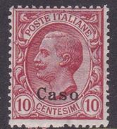 Italy-Colonies And Territories-Aegean-Caso S3 1912 10 Claret MNH - Ägäis (Caso)