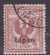 Italy-Colonies And Territories-Aegean-Lipso S 1  1912  2c Orange Brown Used - Ägäis (Lipso)