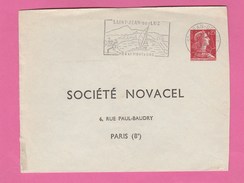 ENVELOPPE T.S.C. SOCIETE NOVACEL  MARIANNE DE MULLER 0.25 Rose - Standard Covers & Stamped On Demand (before 1995)