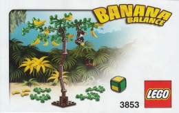 Lego 3853 Jeu De Société Banana Balance Avec Plan Et Boîte 100 % Complet - Lego System