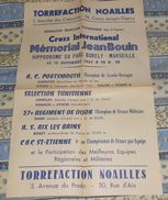 Cross International Mémorial Jean Bouin. à Marseille. 12 Décembre 1965. - Manifesti