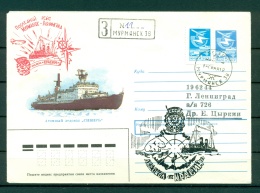 URSS 1991 - Enveloppe Brise-glace Sibir - Barcos Polares Y Rompehielos