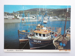 Postcard Ullapool Shore Street And Fishing Boats My Ref B21751 - Ross & Cromarty