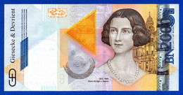 Giesecke & Devrient G&D Marie Königin Von Bayern BN 2000 Specimen Test Note Unc - Ficción & Especímenes