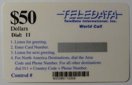 BOSNIA - Remote Memory - Teledata - $50 - Short Bar - Mint - Bosnia