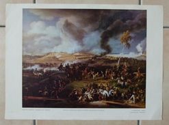 Bataille De La Moskowa - Napoléon - Lejeune - Poster Couleur Non Plié Marges Blanches - Bon état 48cm X 35cm - Affiches