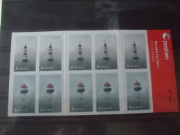 Noorwegen, Norge 2012  MNH Booklet Mi Nr 1788-1789 Light Housese - Unused Stamps