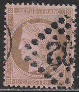 France Oblitérér, No: 58, Y & T, USED - 1871-1875 Ceres
