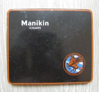 AC - MANIKIN 10 CIGARS EMPTY TIN BOX - Tabaksdozen (leeg)
