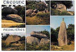 29 - TREGUNC - MEGALITHES - éd. JOS Le DOARE N° B. 1161 - Multivues Menhir Dolmen - Trégunc