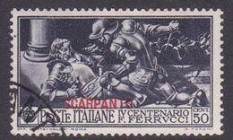 Italy-Colonies And Territories-Aegean-Scarpanto S 14  1930 Ferrucci 50c Black Used - Egeo (Scarpanto)