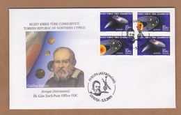 AC - NORTHERN CYPRUS FDC - EUROPE ASTRONOMY GALILEO GALILEI LEFKOSA, 05 MAY 2009 - Covers & Documents