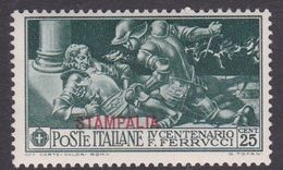 Italy-Colonies And Territories-Aegean-Stampalia S13 1930 Ferrucci 25c Green MH - Egée (Stampalia)