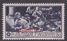 Italy-Colonies And Territories-Aegean-Stampalia S14 1930 Ferrucci 50c Black MH - Egée (Stampalia)