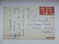FRANCE  PARIS PONT ALEXANDRE III 1953 PARIS 49  , Old Postcard  , 0 - Altri & Non Classificati